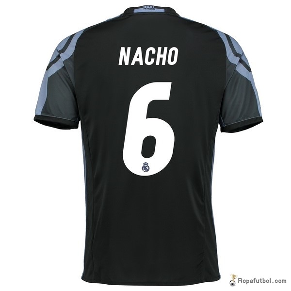 Camiseta Real Madrid Replica Tercera Ropa Nacho 2016/17 Negro